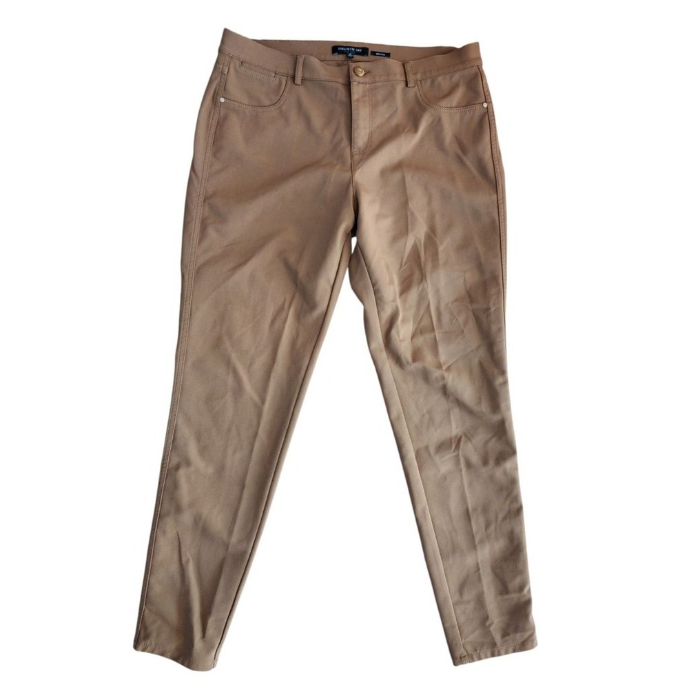 LAFAYETTE 148 NEW YORK Trousers Light Brown Tan 108 Size 10